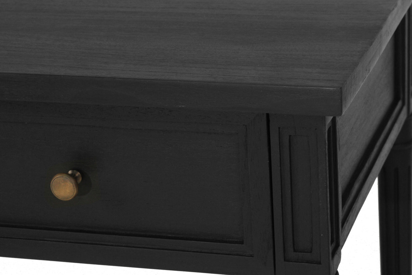 Hamilton Cane Bedside Table - 91cm - Black - SEATONES