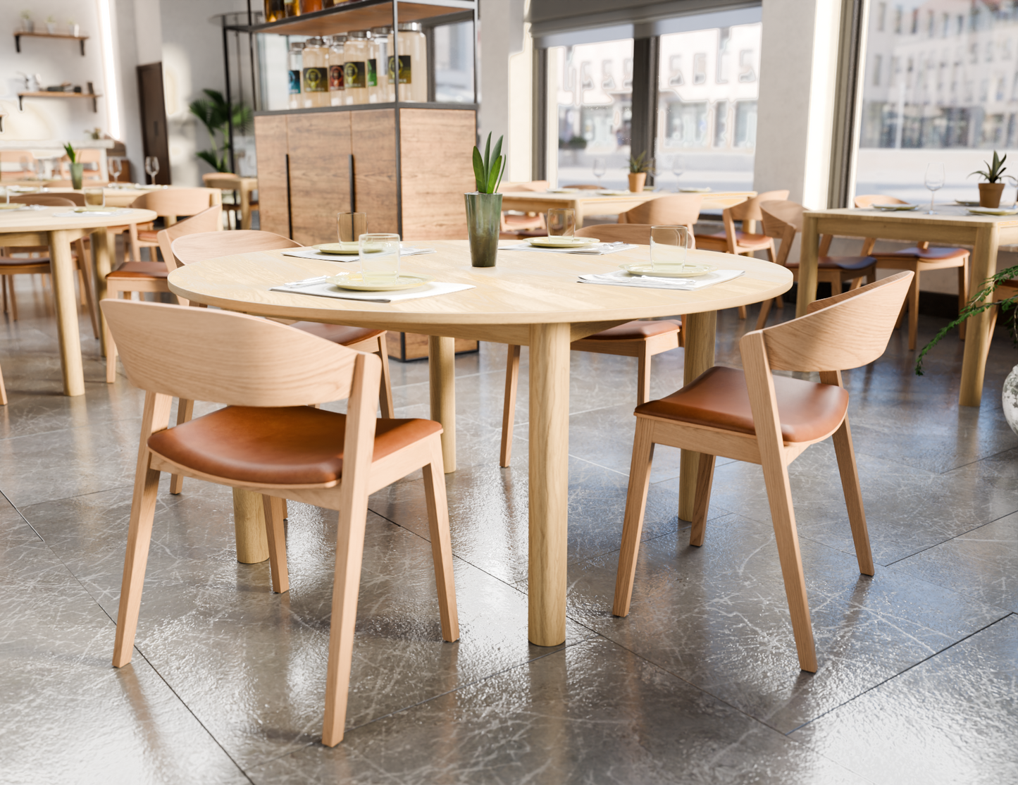 Nordica Round Dining Table - SEATONES