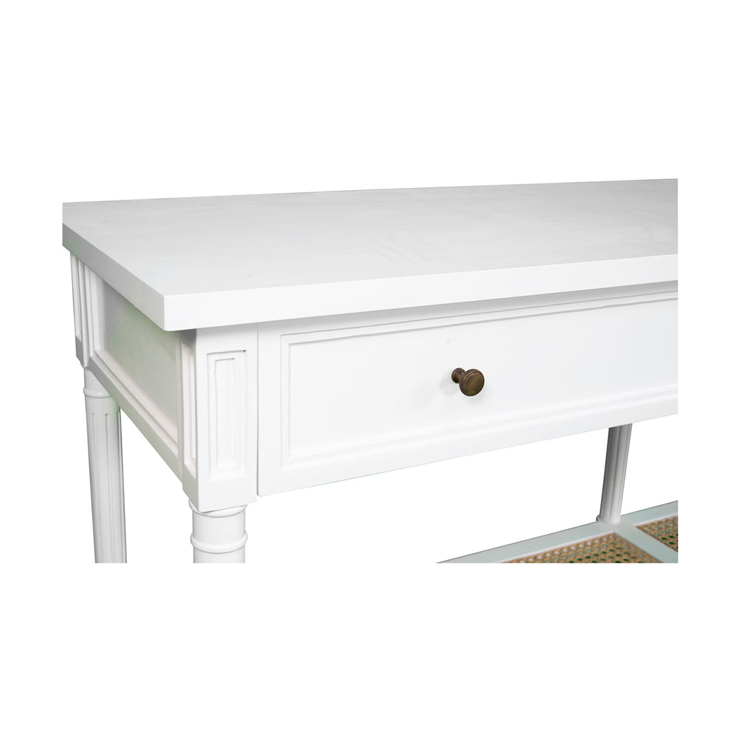 Hamilton Console Table - White - 185cm - SEATONES