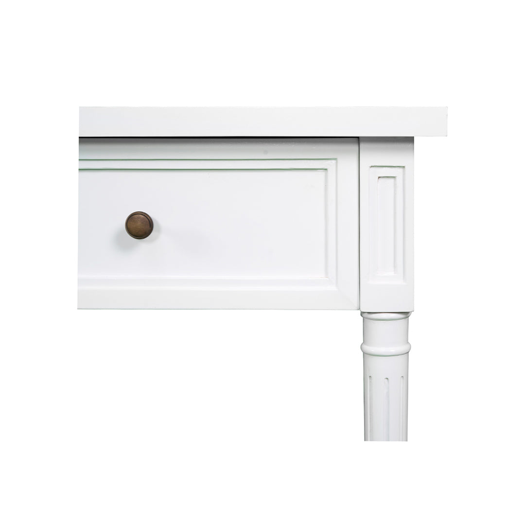 Hamilton Console Table - White - 185cm - SEATONES
