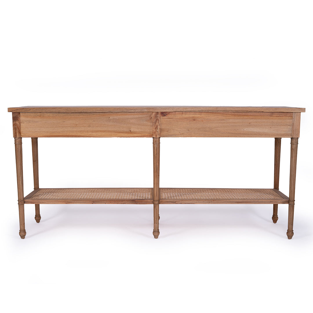Hamilton Console Table - Weathered Oak - 185cm - SEATONES