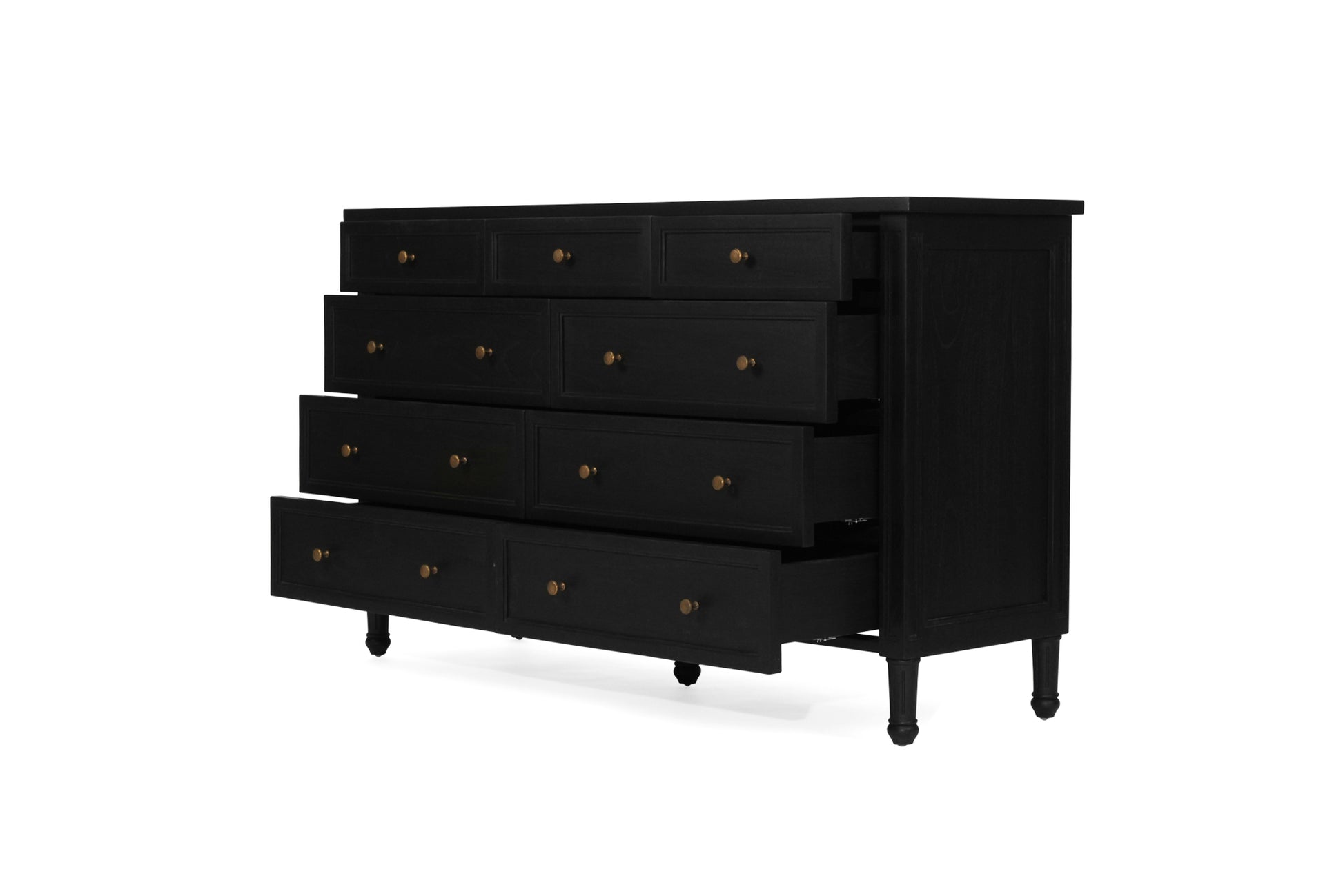 Hamilton Dresser - 9 Drawer - Black - SEATONES
