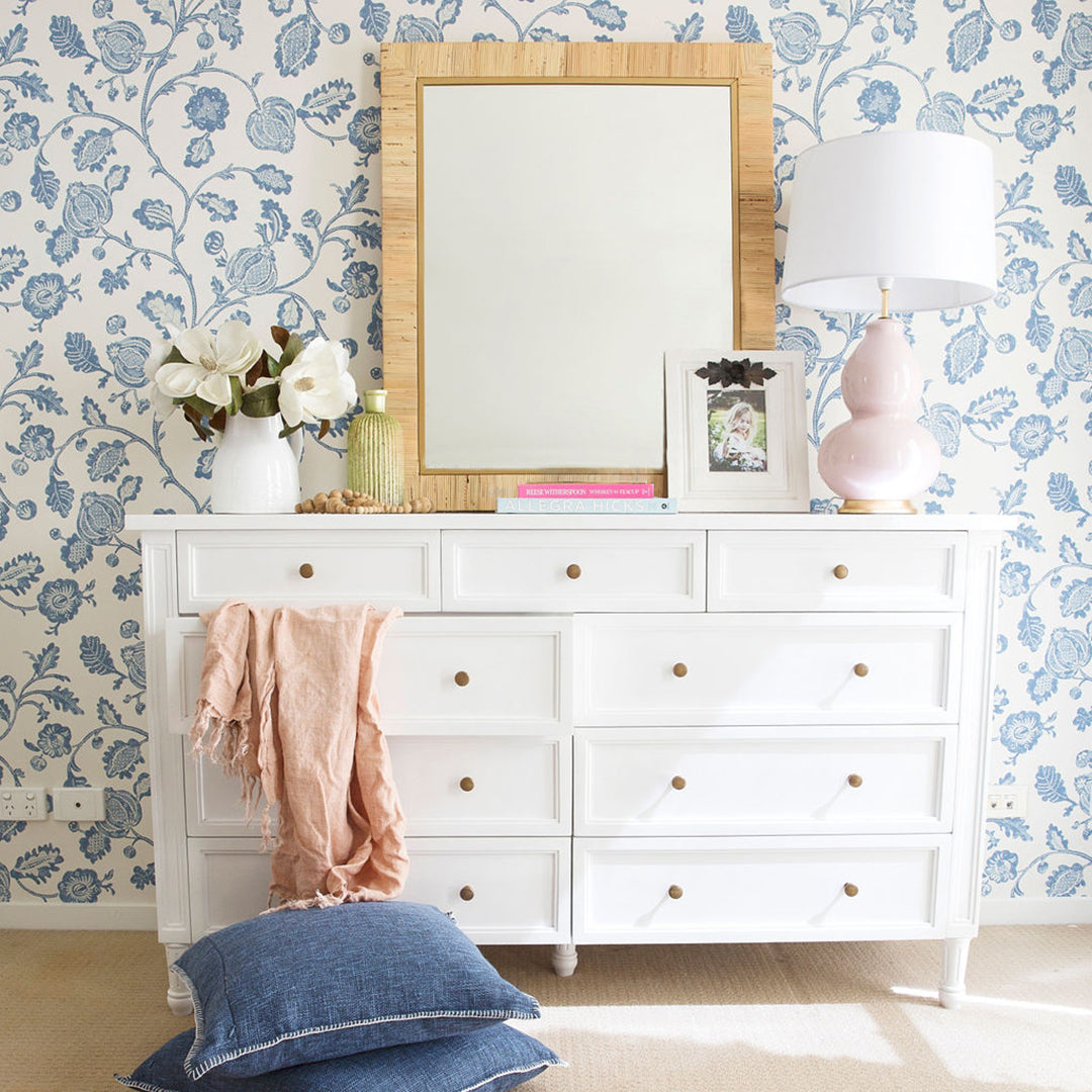 Hamilton Dresser - White with Nine Drawers - SEATONES