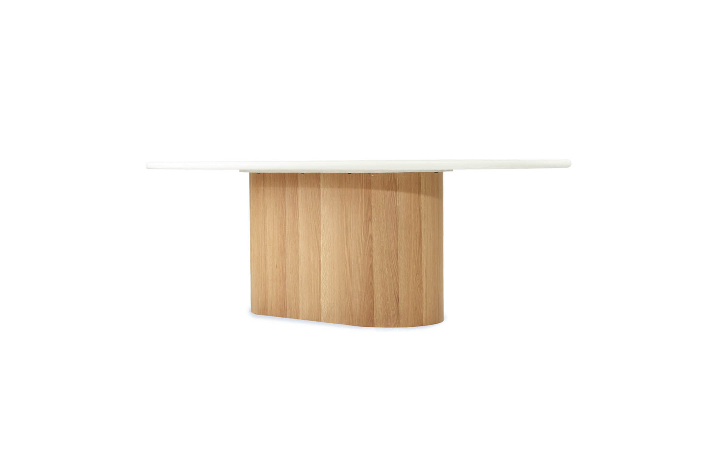 Harlow Oval Dining Table - Natural Base 240cm - SEATONES