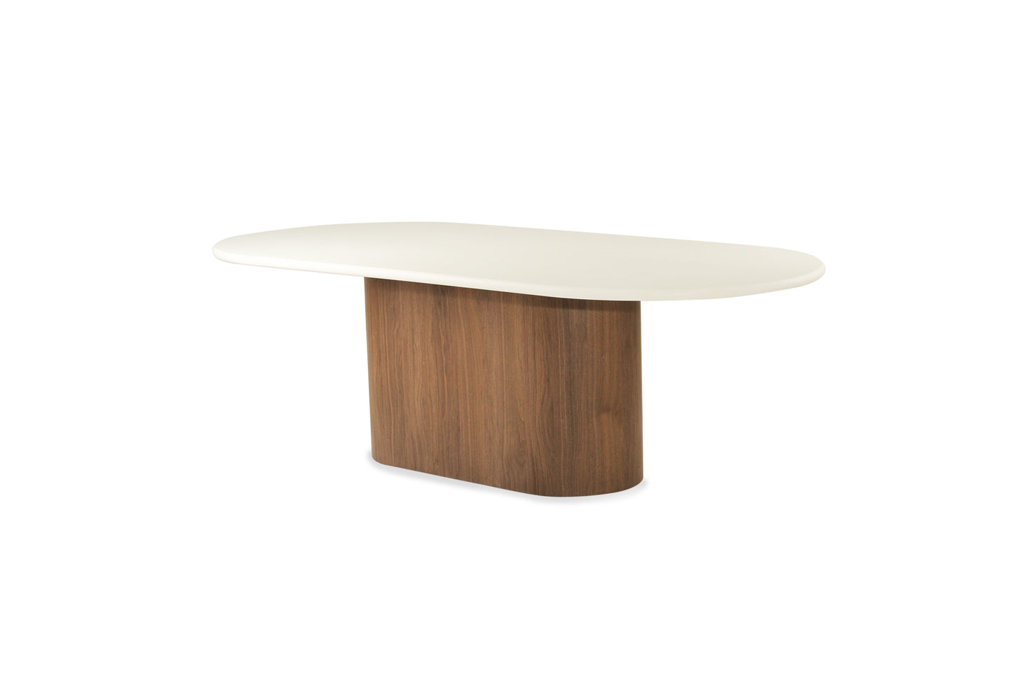Harlow Oval Dining Table - Walnut Base 240cm - SEATONES