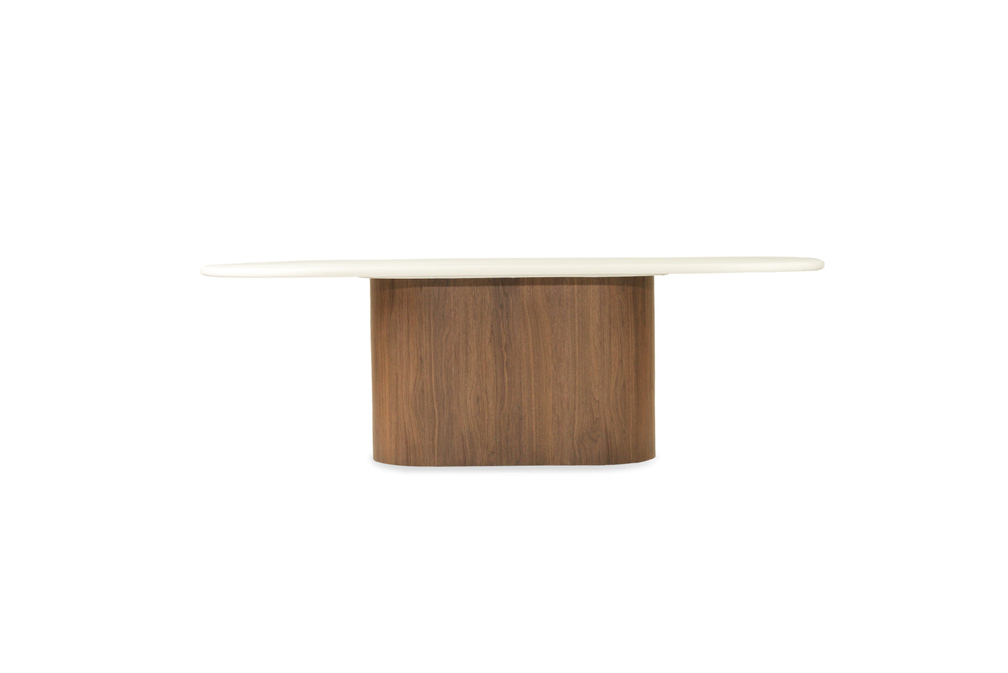 Harlow Oval Dining Table - Walnut Base 240cm - SEATONES