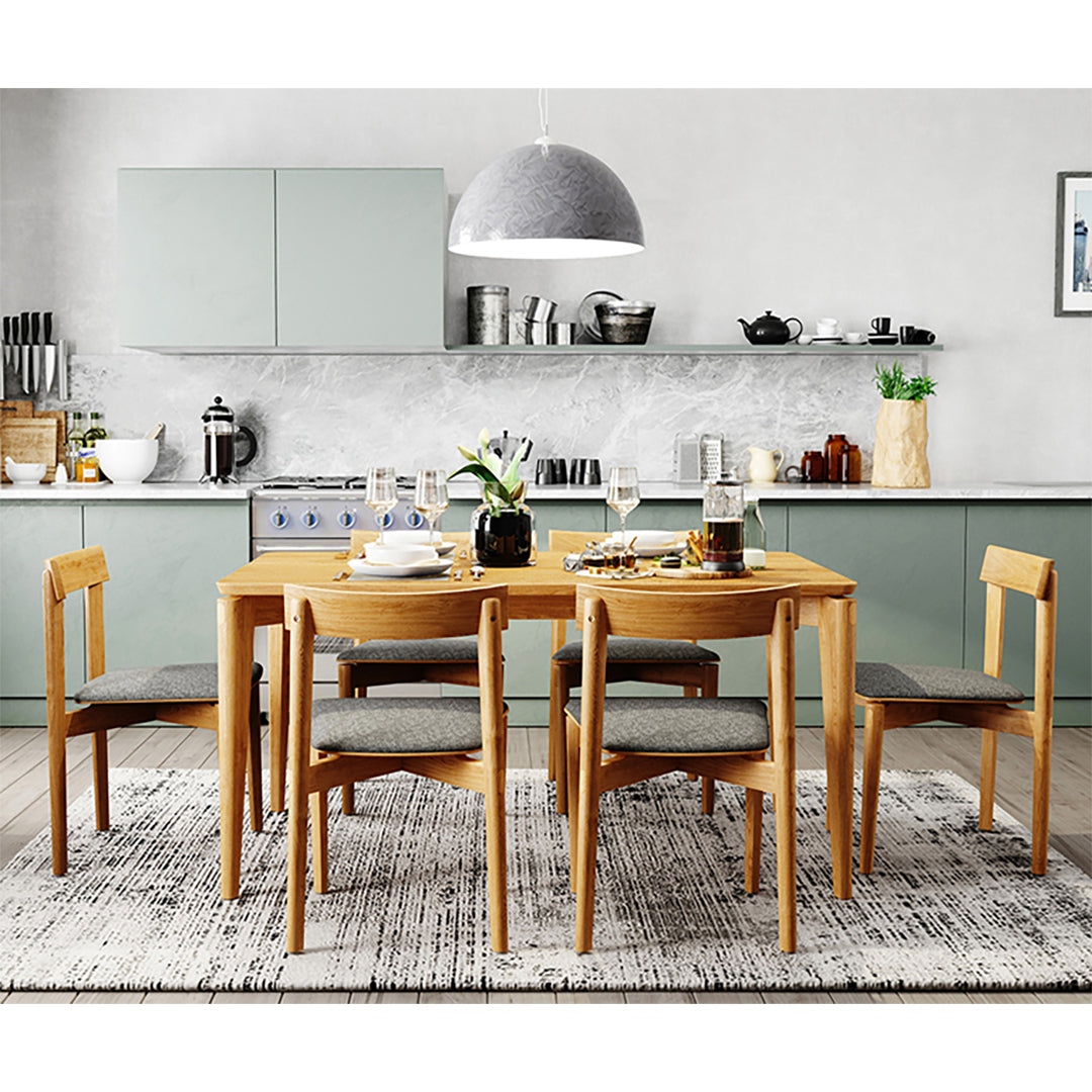 Jude Dining Table - Natural 180cm - SEATONES