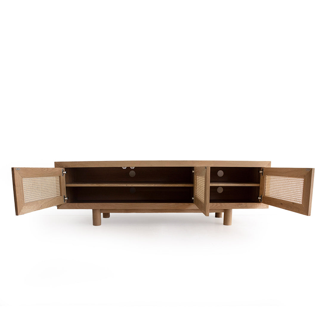 Iluka Three Door Entertainment Unit - Natural
