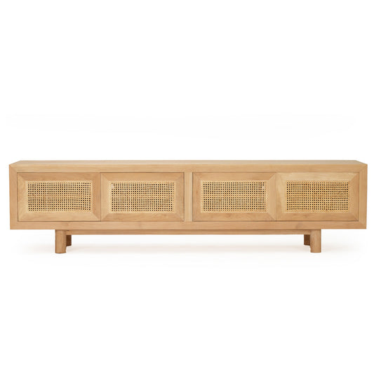 Iluka Four Door Entertainment Unit - Natural