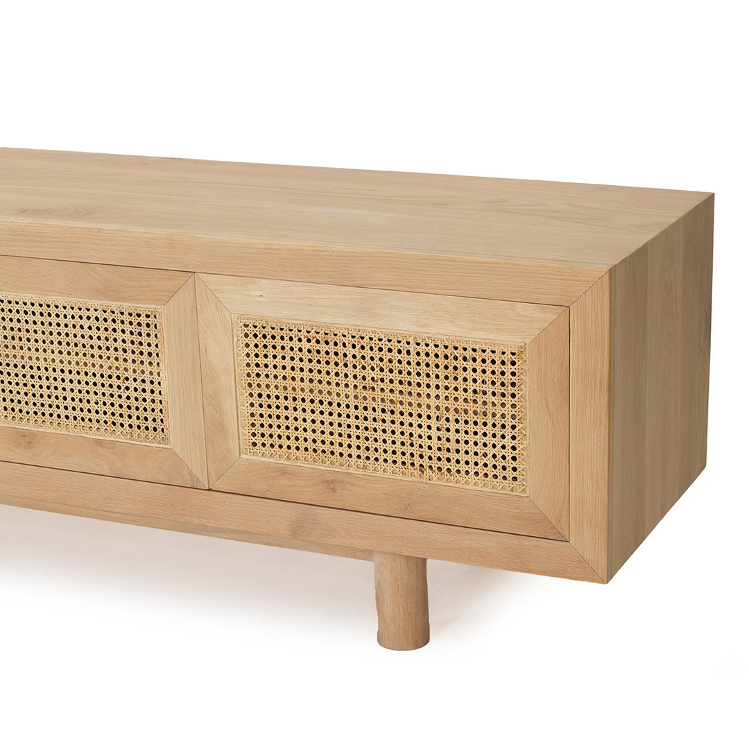 Iluka Four Door Entertainment Unit - Natural
