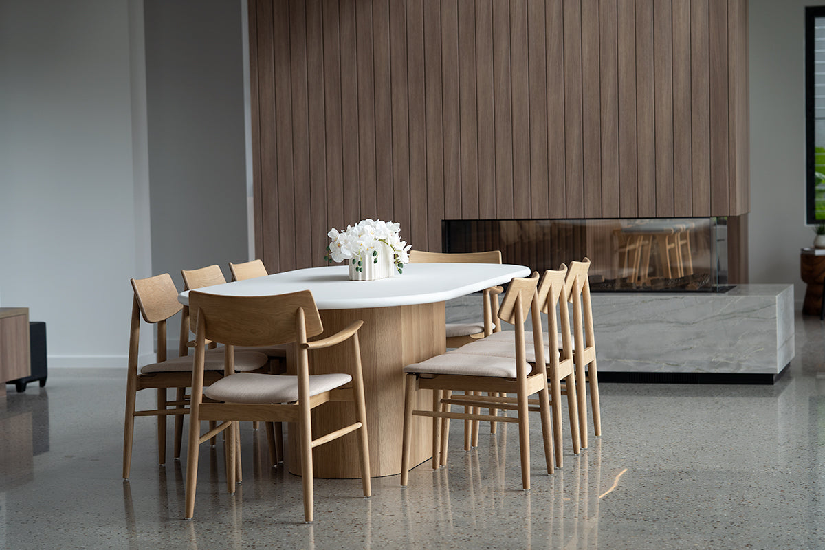 Harlow Armchair - Natural - Linen Seat