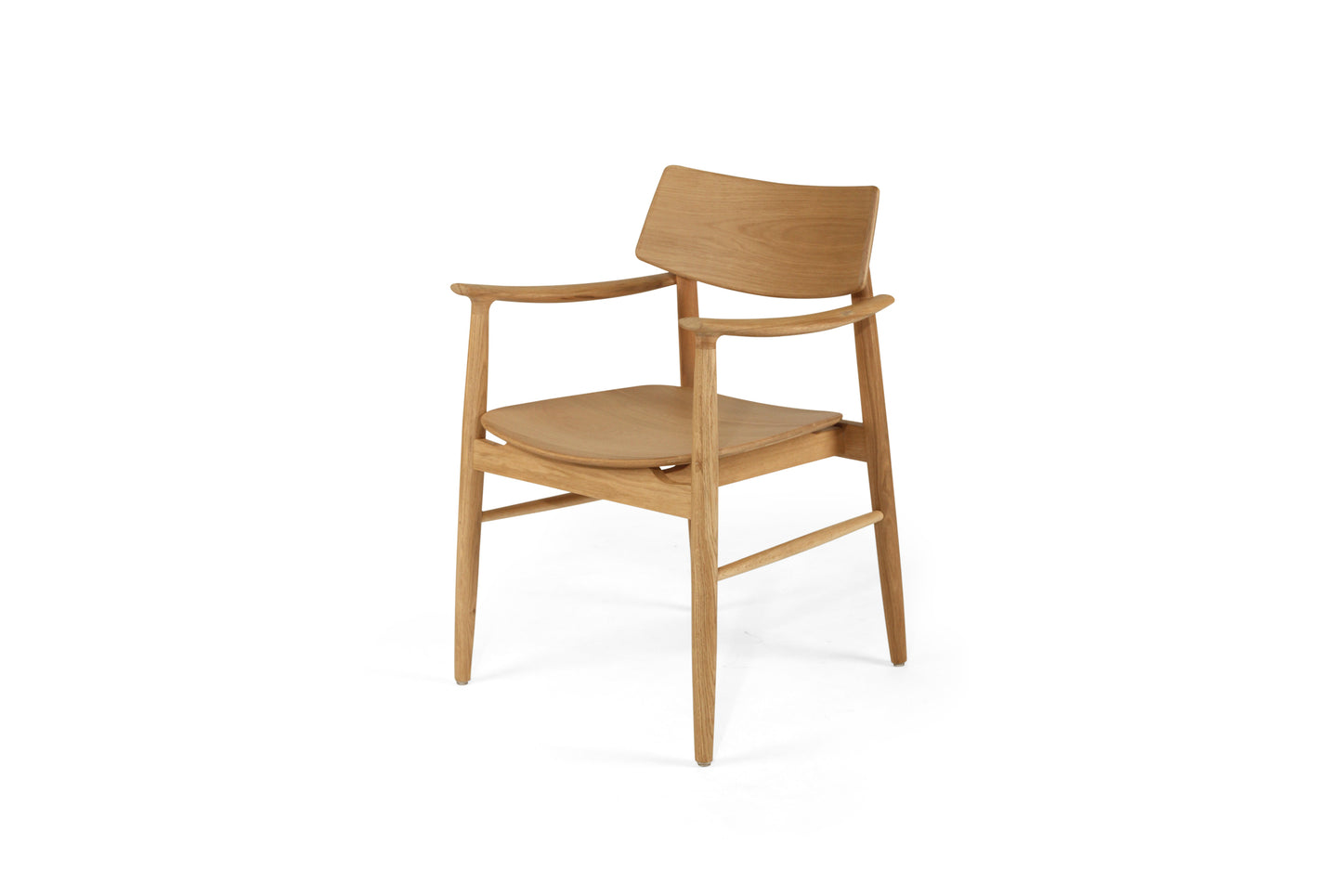 Harlow Armchair - Natural - Timber Seat