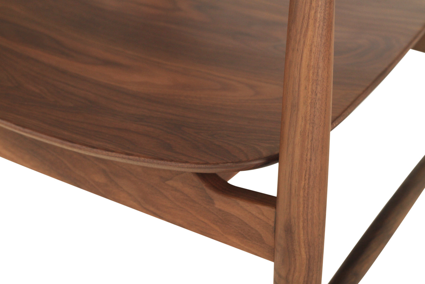 Harlow Armchair - Walnut - Timber Seat