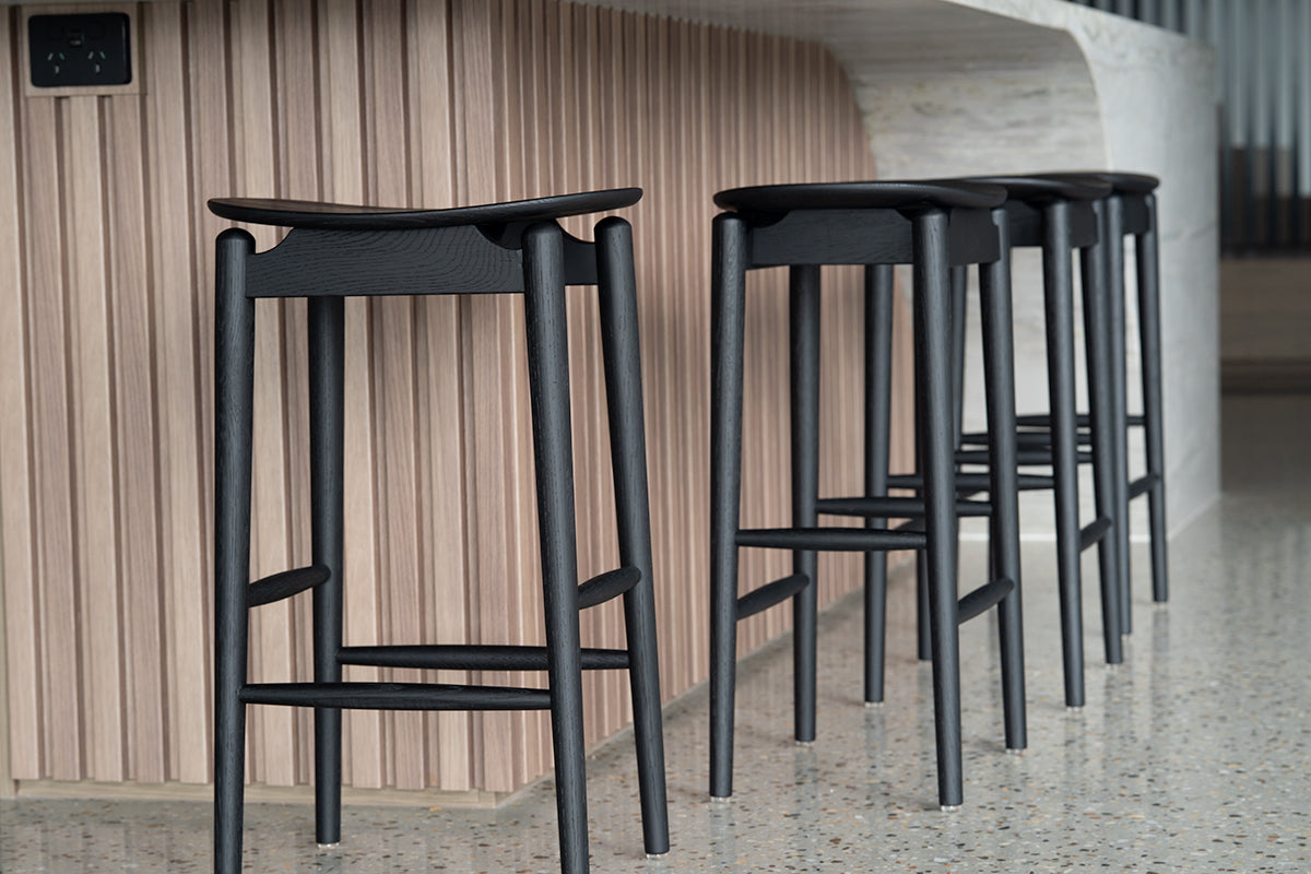 Harlow Counter Stool - Black