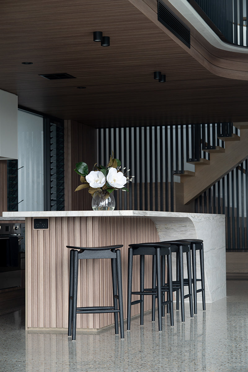 Harlow Counter Stool - Black