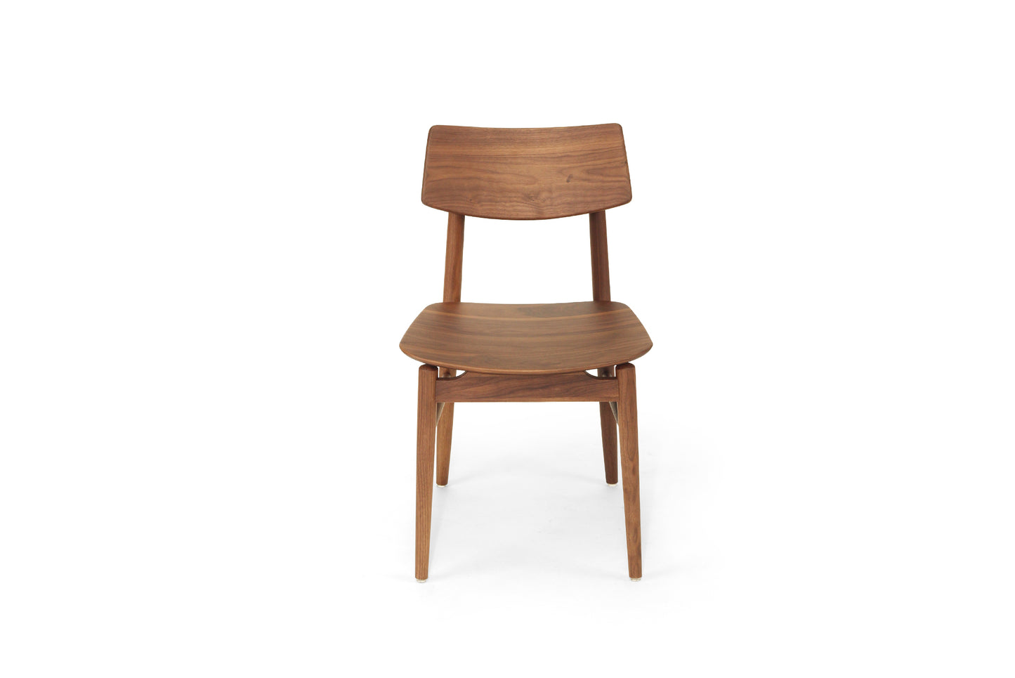 Harlow Dining Chair - Walnut with Timber Seat