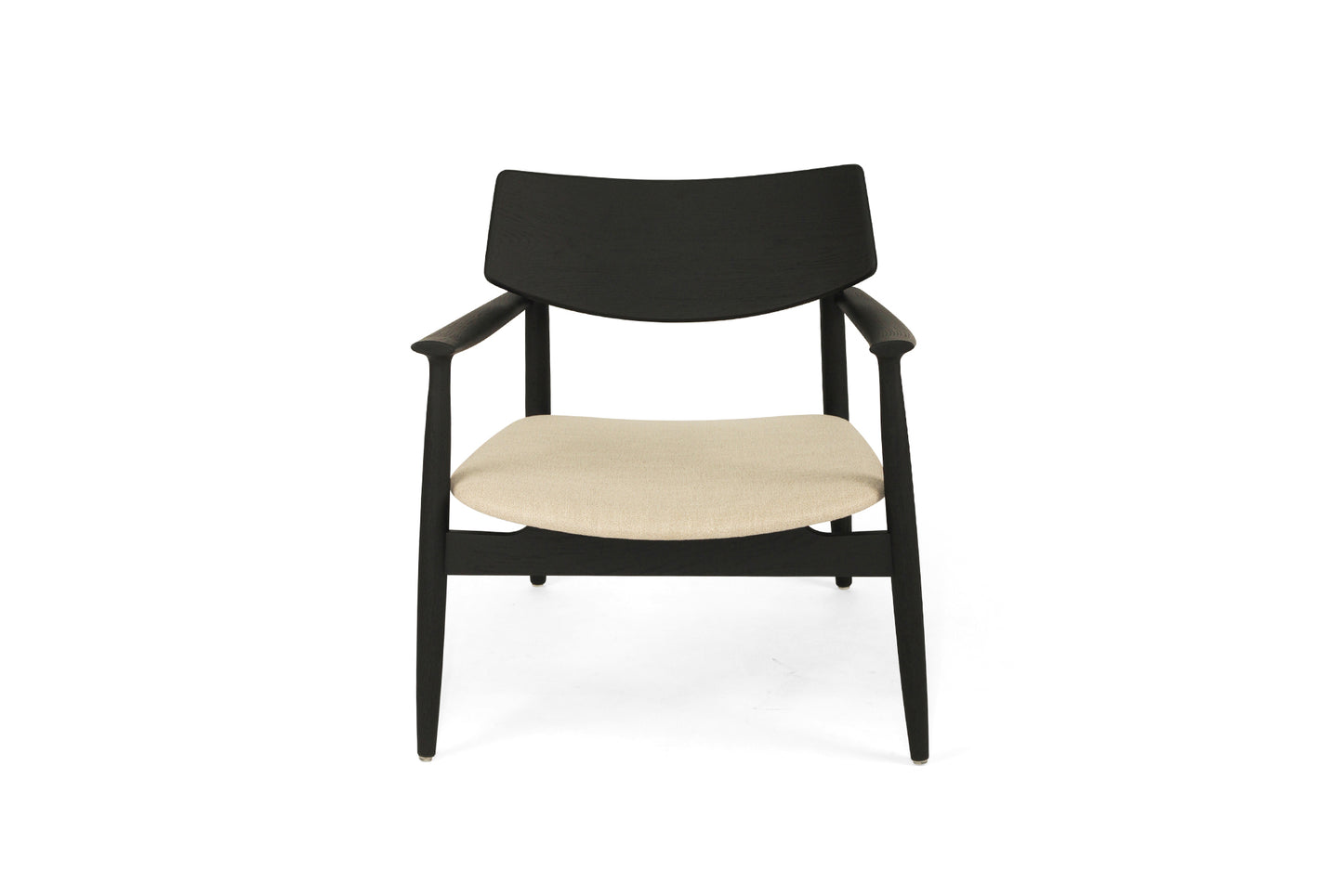 Harlow Occasional Chair - Black - Linen Seat