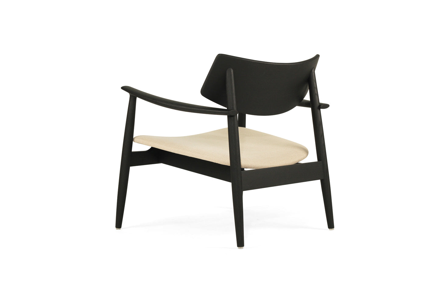 Harlow Occasional Chair - Black - Linen Seat