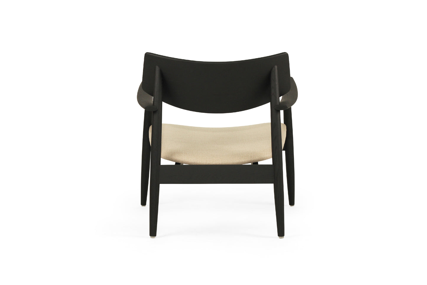 Harlow Occasional Chair - Black - Linen Seat