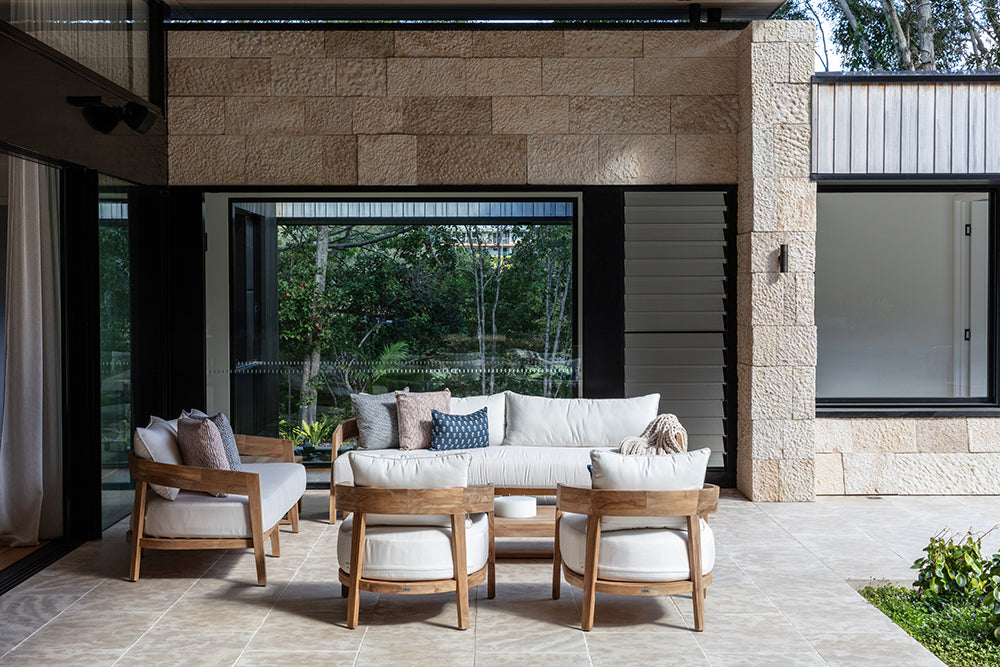 Kingscliff Outdoor Sofa - 3 Seater - Natural