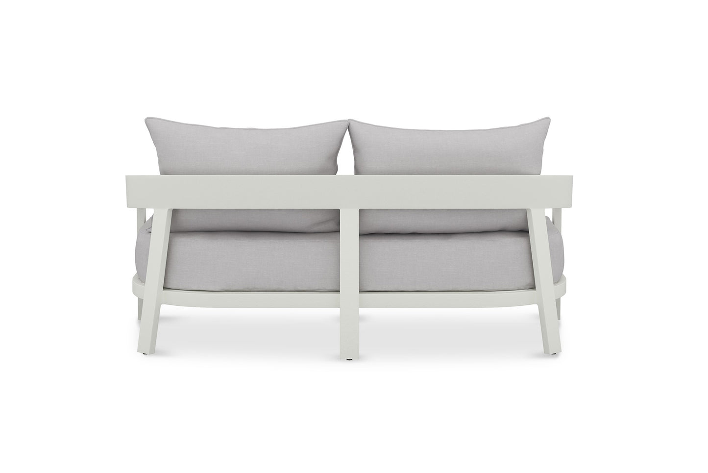 Kingscliff Outdoor Sofa - Powder Coated White Frame - 2 Seater