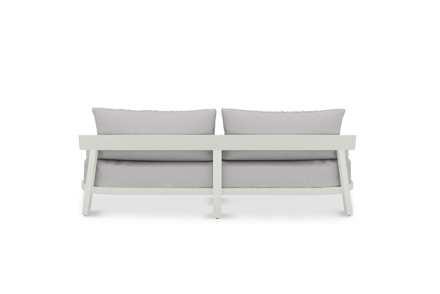 Kingscliff Outdoor Sofa - Powder Coated White Frame - 3 Seater