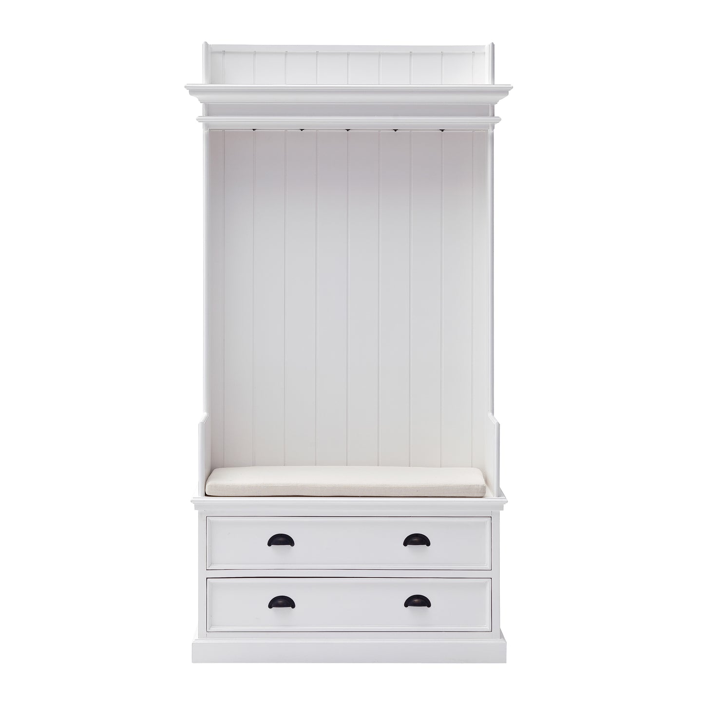 Halifax Entryway Coat Rack & Bench Unit - SEATONES