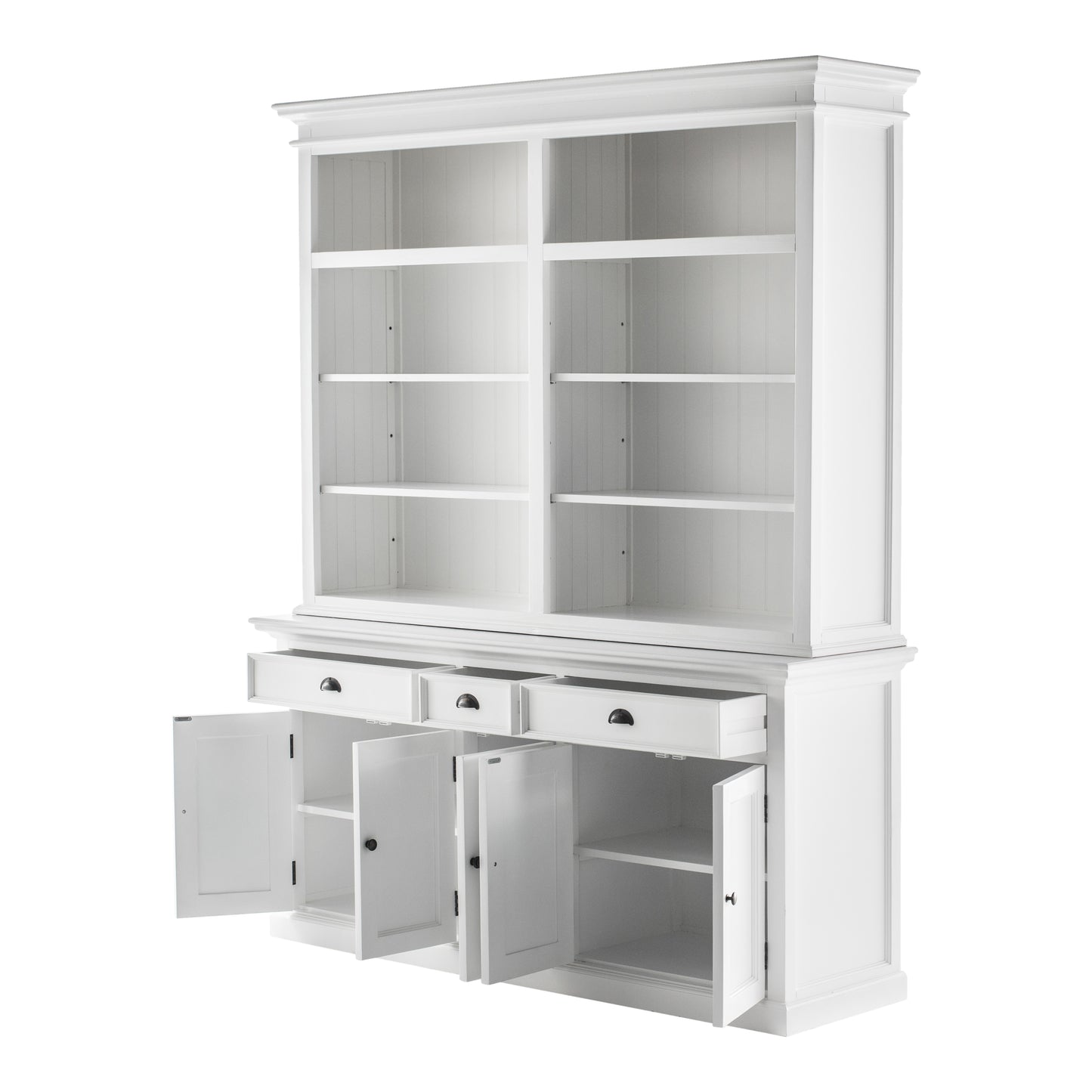 Halifax Hutch Bookcase 5 Doors 3 Drawers - SEATONES