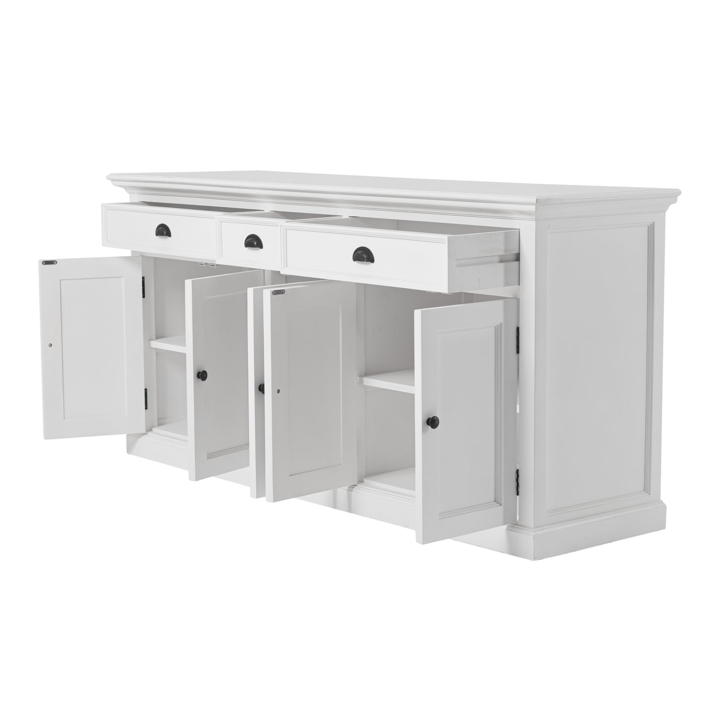 Halifax Hutch Bookcase 5 Doors 3 Drawers - SEATONES