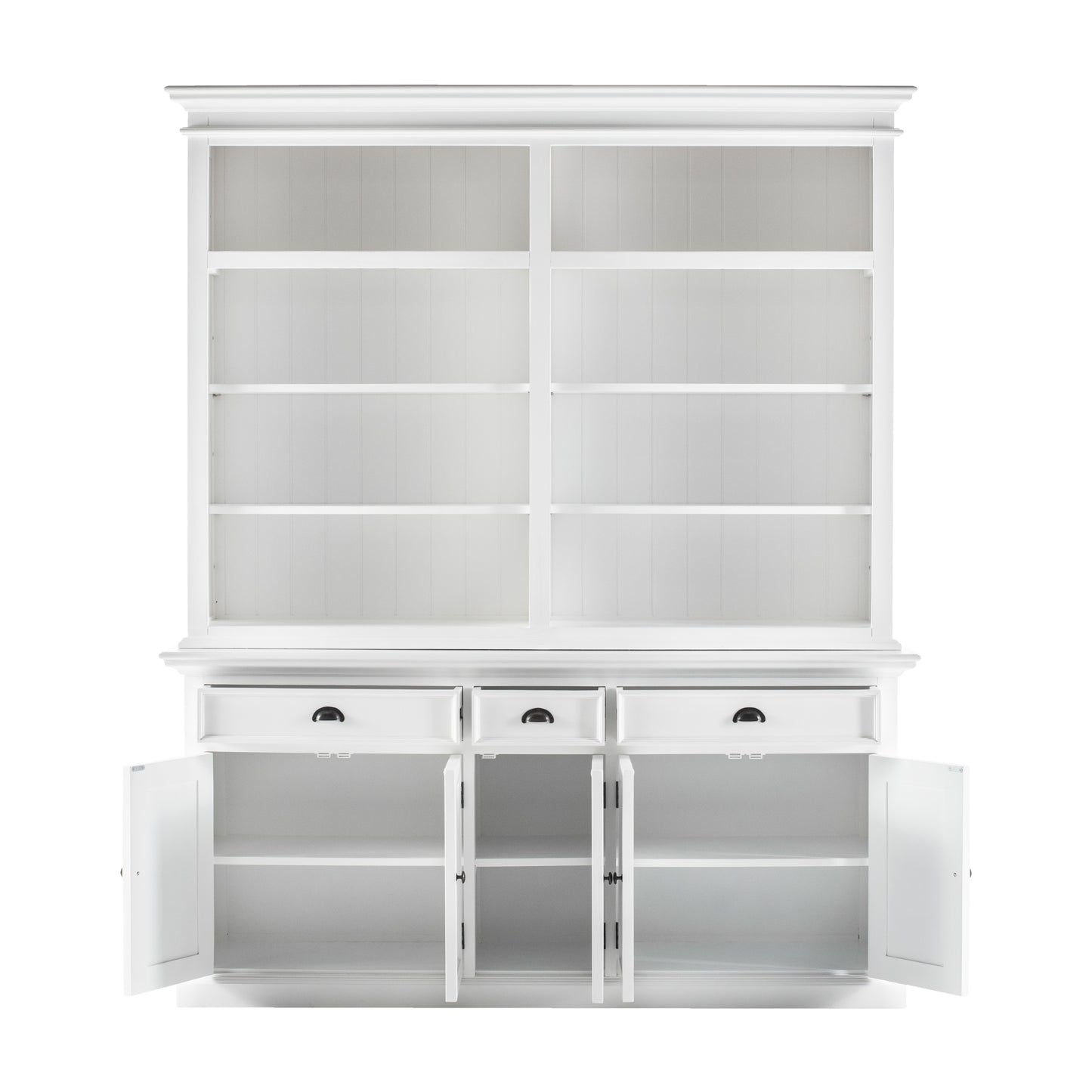 Halifax Hutch Bookcase 5 Doors 3 Drawers - SEATONES