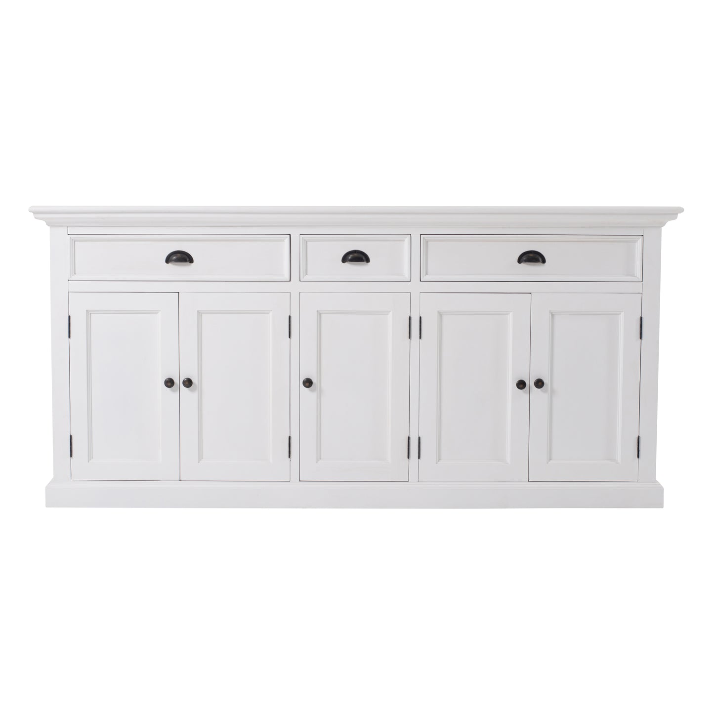 Halifax Kitchen Hutch Cabinet with 5 Doors 3 Drawers - SEATONES