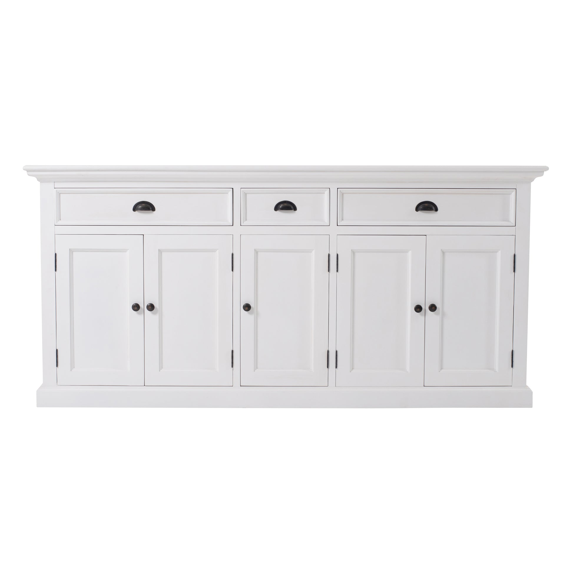 Halifax Kitchen Hutch Cabinet with 5 Doors 3 Drawers - SEATONES