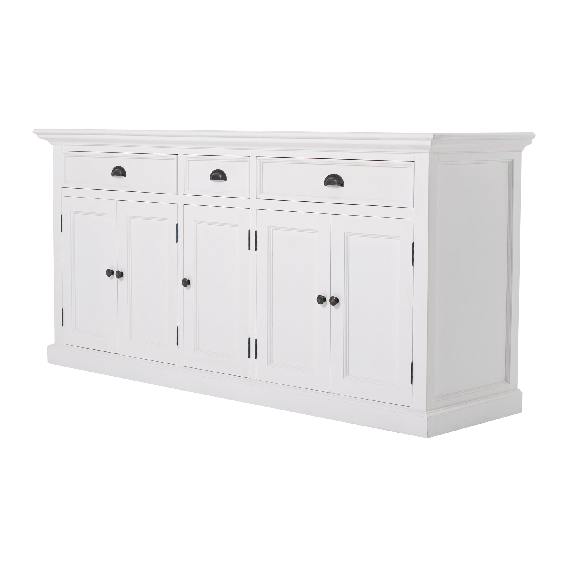 Halifax Kitchen Hutch Cabinet with 5 Doors 3 Drawers - SEATONES