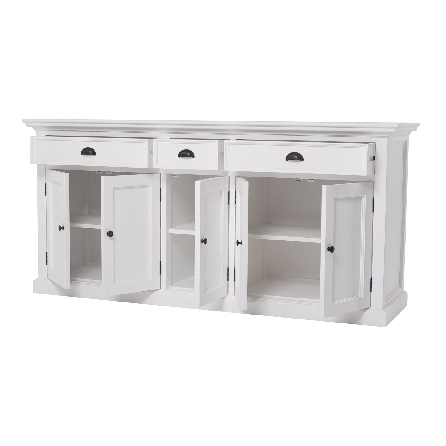 Halifax Kitchen Hutch Cabinet with 5 Doors 3 Drawers - SEATONES