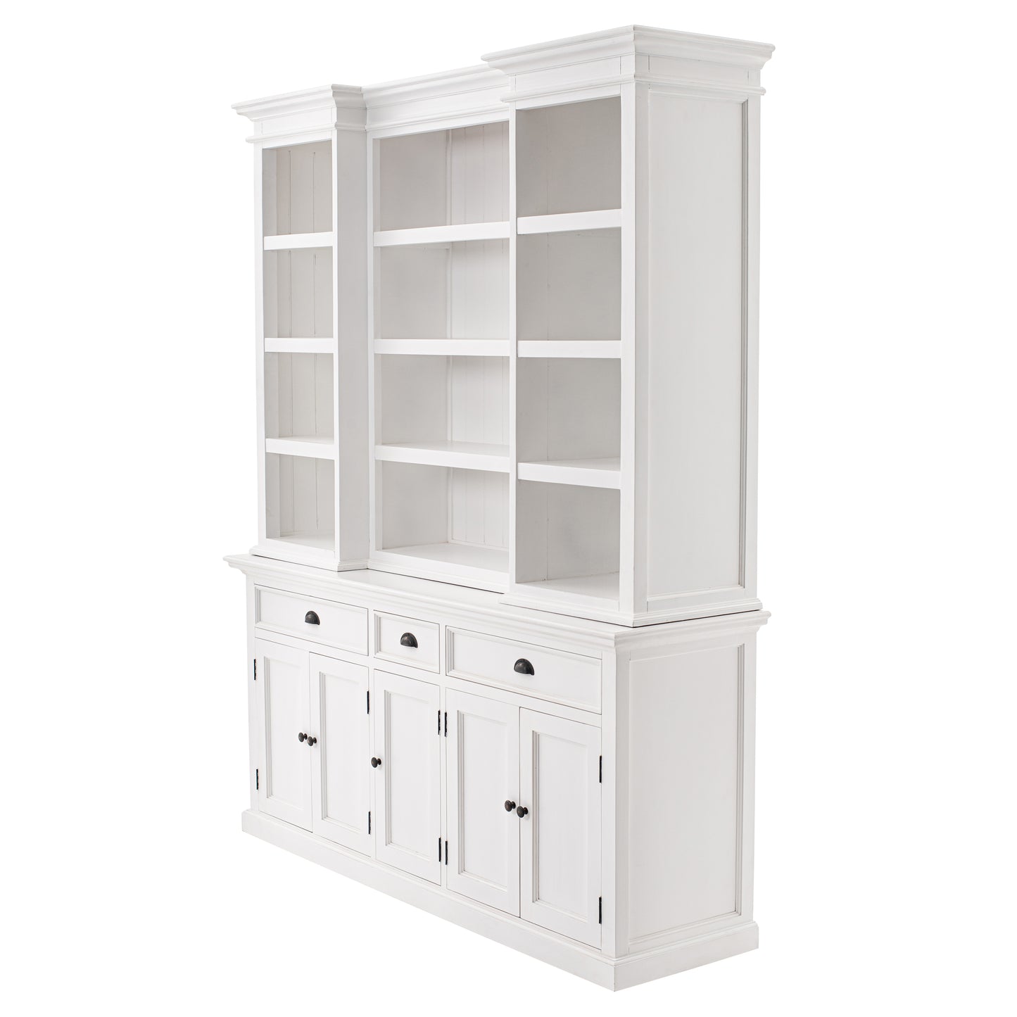 Halifax Kitchen Hutch Cabinet with 5 Doors 3 Drawers - SEATONES