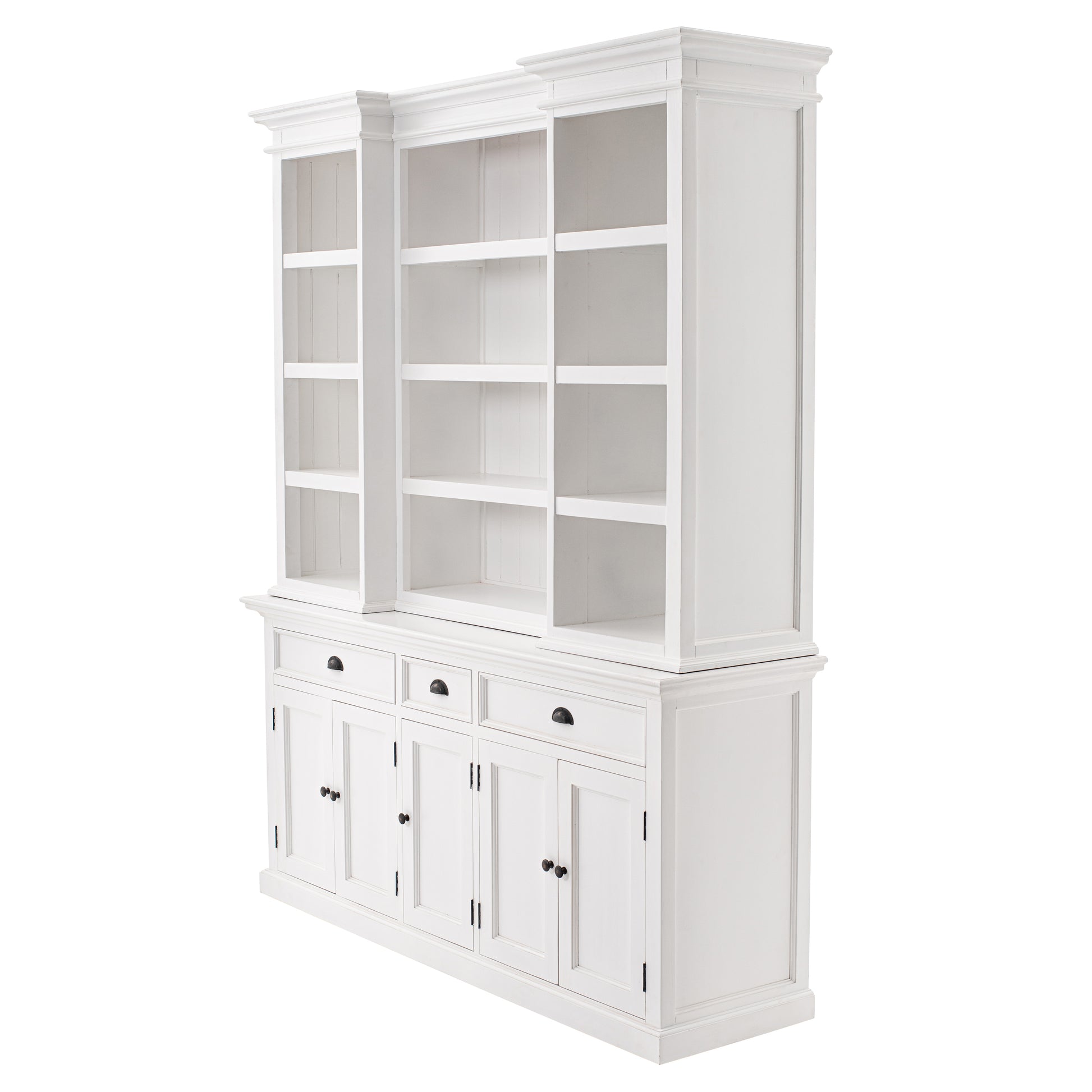 Halifax Kitchen Hutch Cabinet with 5 Doors 3 Drawers - SEATONES
