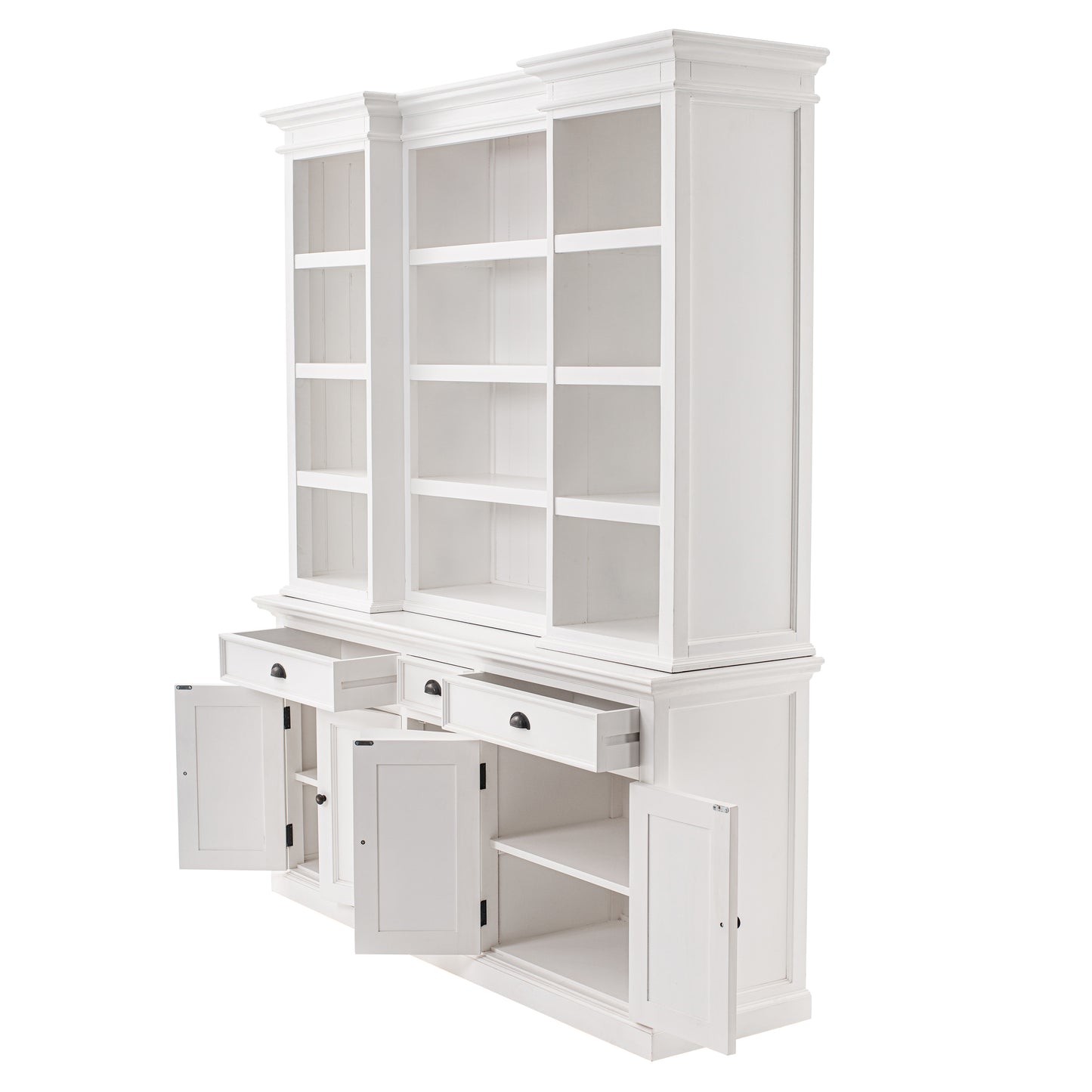 Halifax Kitchen Hutch Cabinet with 5 Doors 3 Drawers - SEATONES