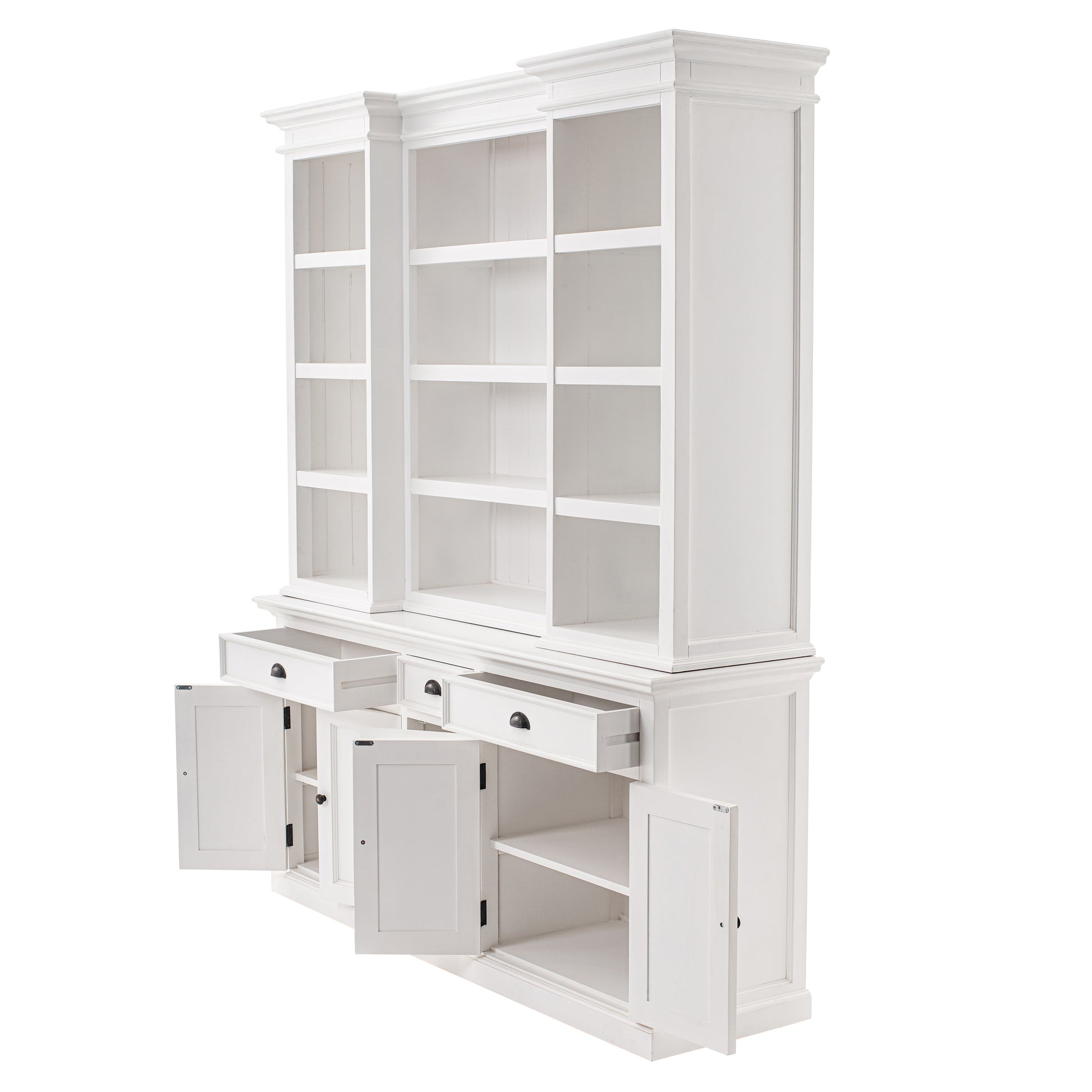 Halifax Kitchen Hutch Cabinet with 5 Doors 3 Drawers - SEATONES