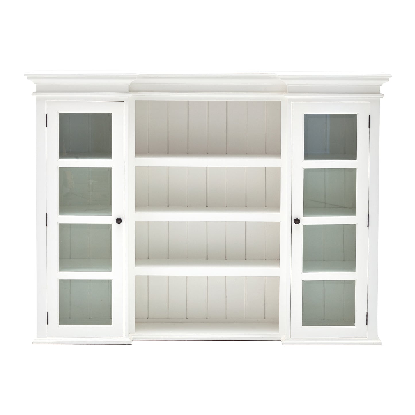 Halifax Library Hutch with Basket Set - SEATONES