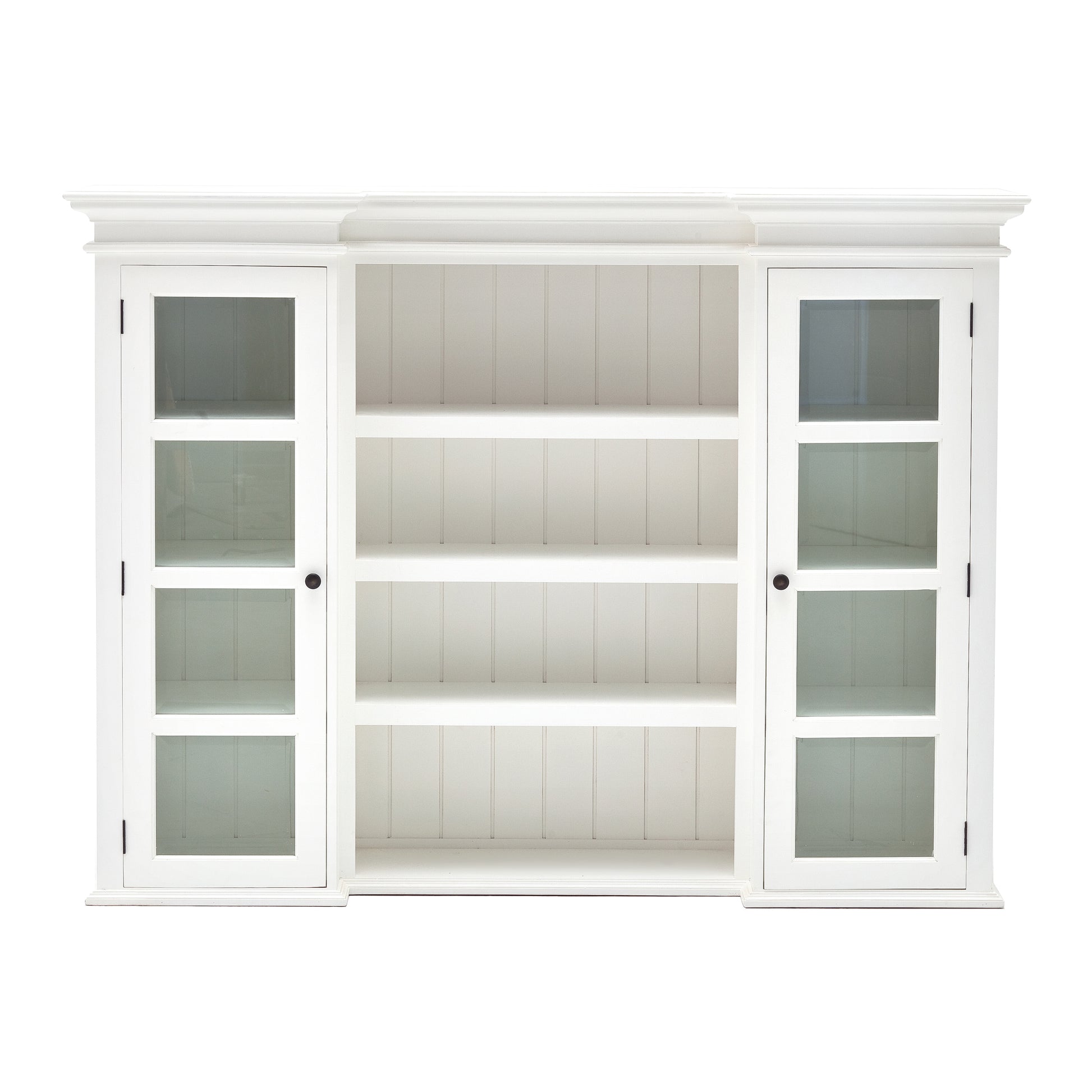 Halifax Library Hutch with Basket Set - SEATONES