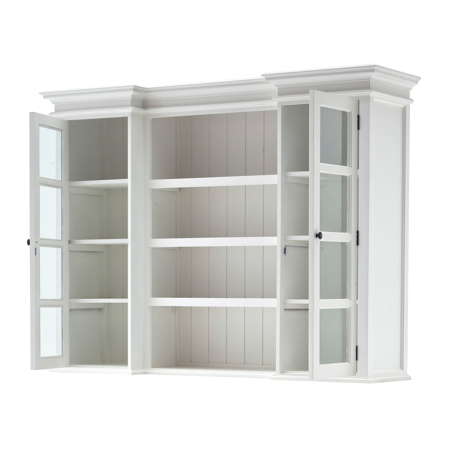 Halifax Library Hutch with Basket Set - SEATONES