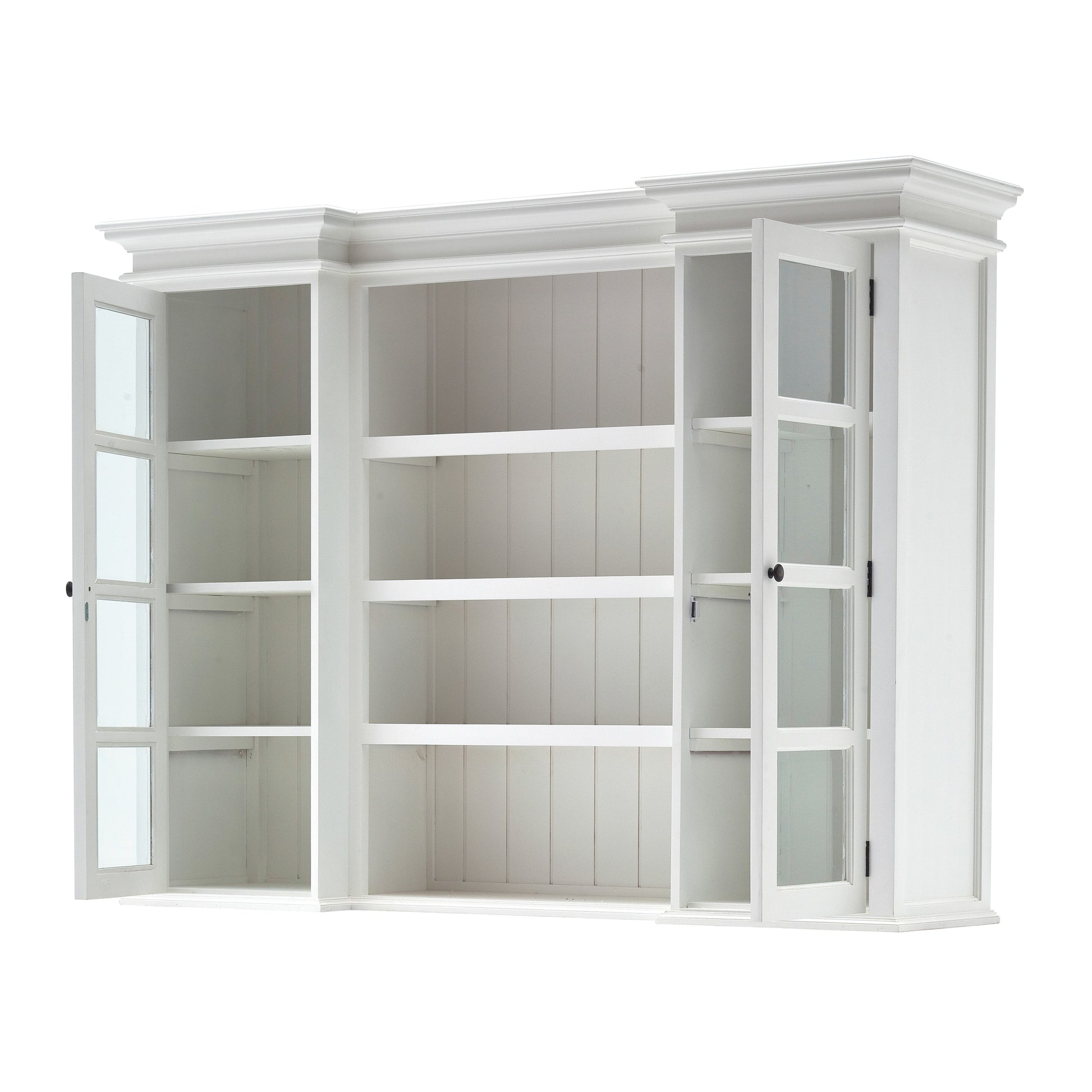 Halifax Library Hutch with Basket Set - SEATONES