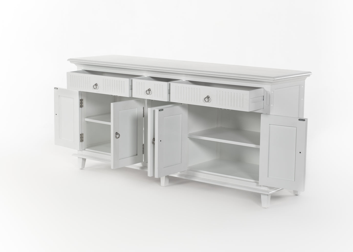 Skansen Kitchen Hutch Cabinet with 5 Doors 3 Drawers - SEATONES