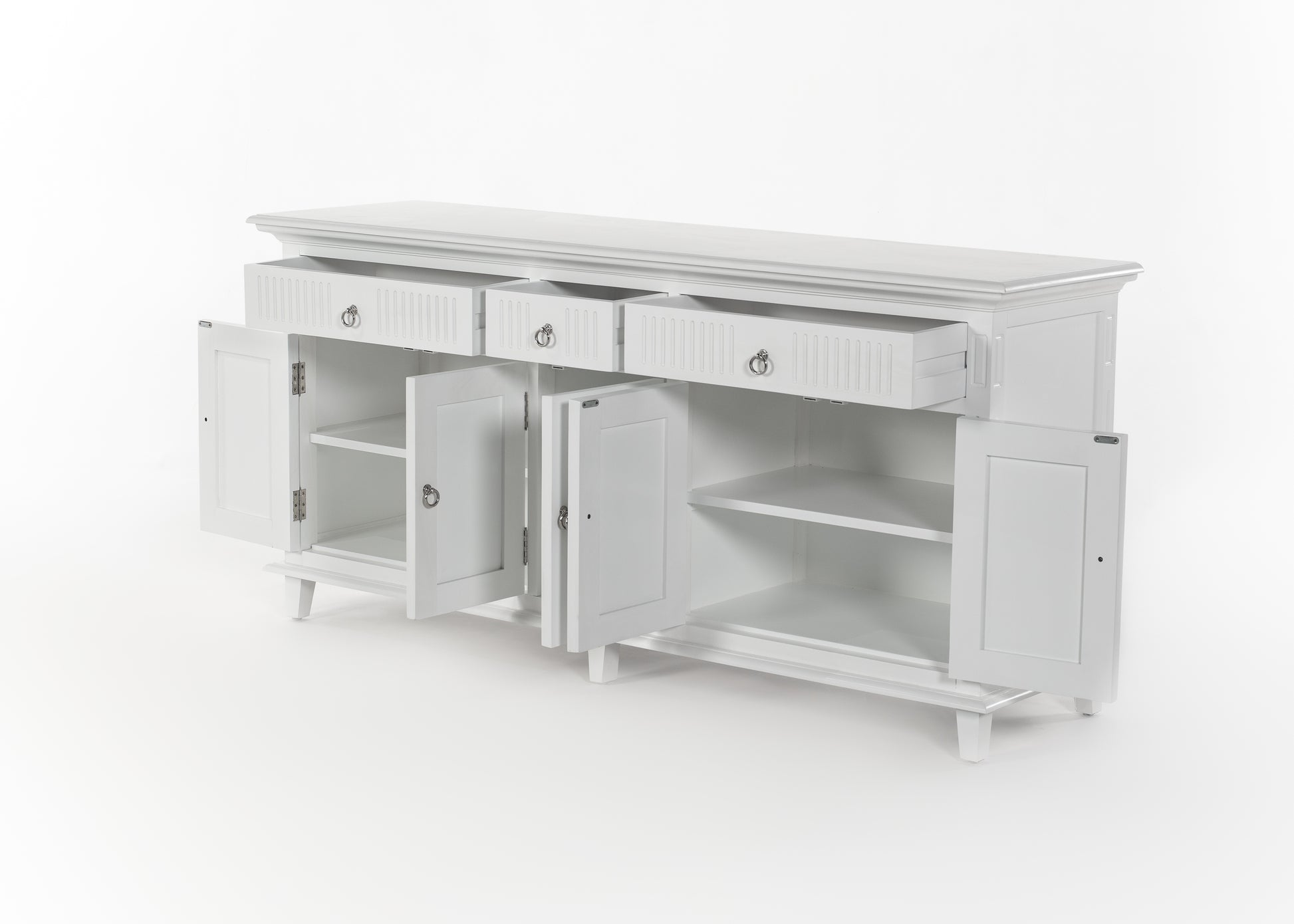 Skansen Kitchen Hutch Cabinet with 5 Doors 3 Drawers - SEATONES