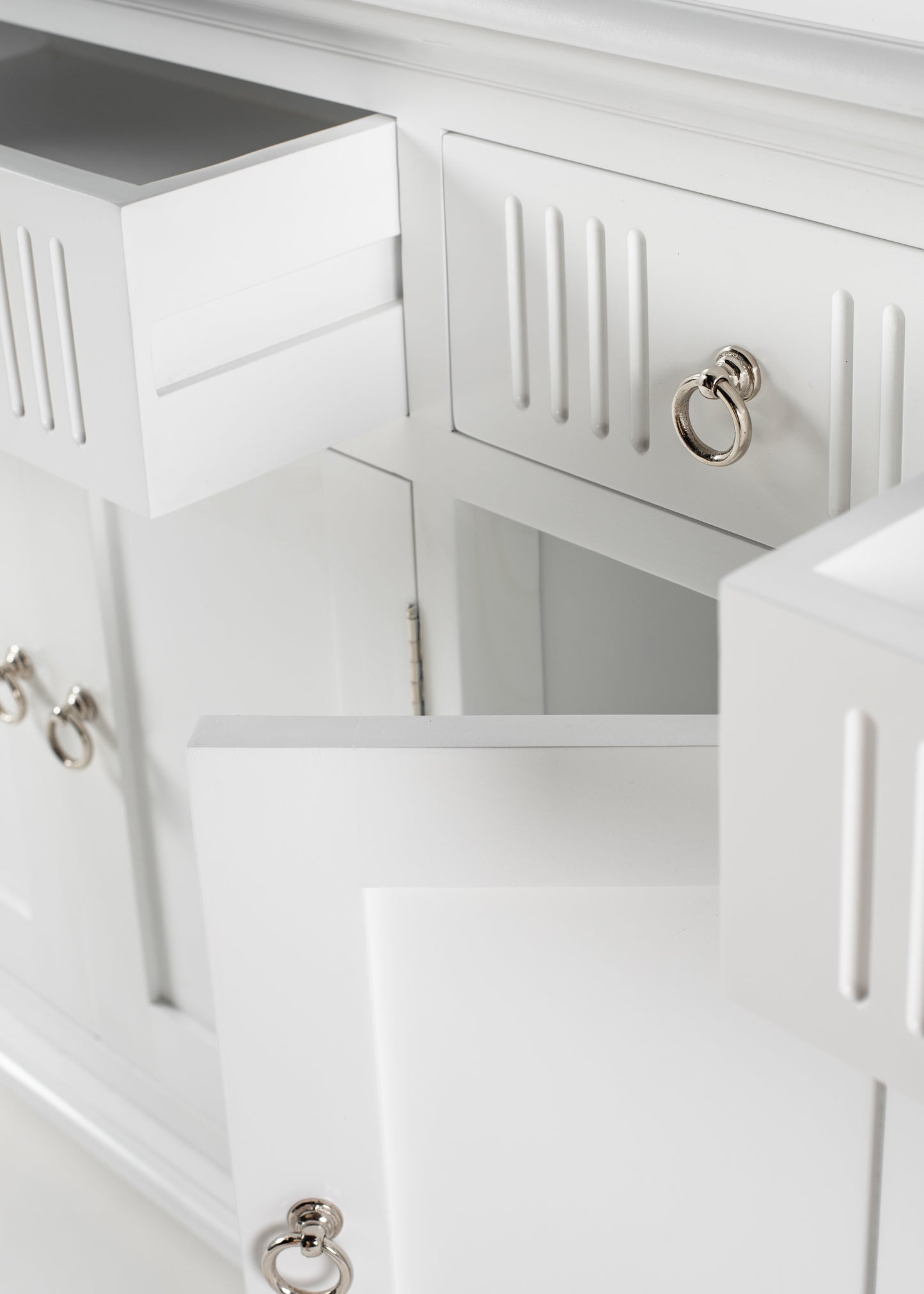 Skansen Kitchen Hutch Cabinet with 5 Doors 3 Drawers - SEATONES