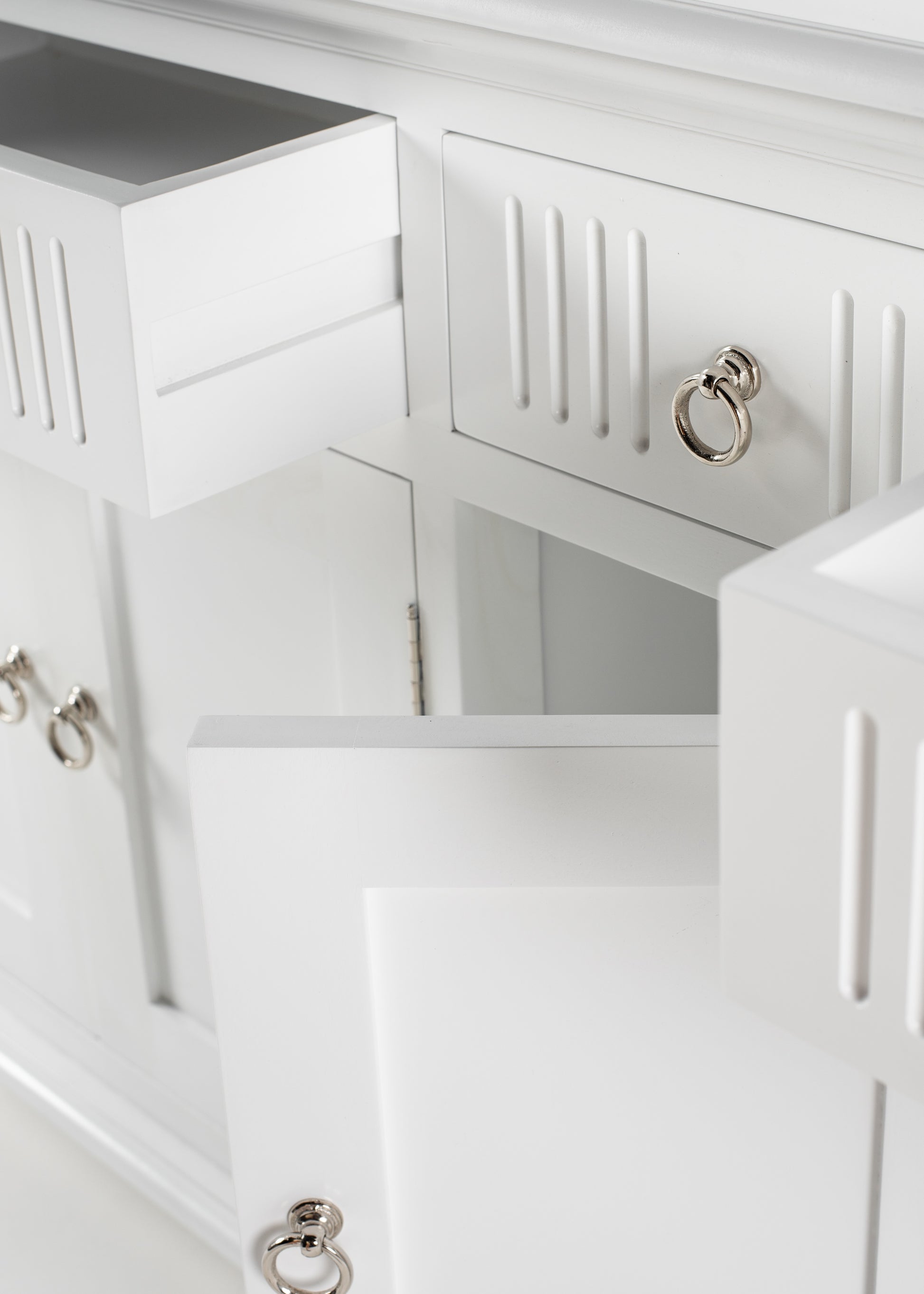 Skansen Kitchen Hutch Cabinet with 5 Doors 3 Drawers - SEATONES