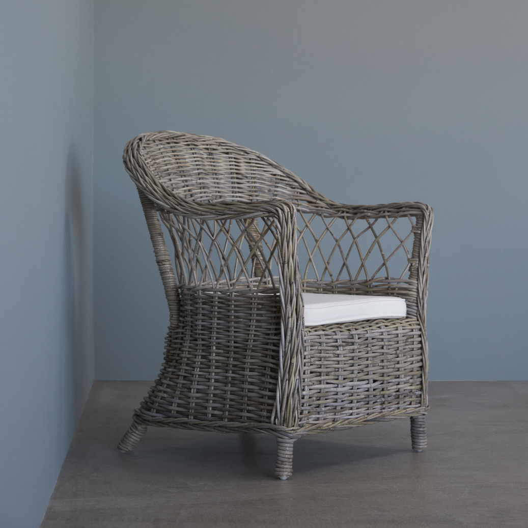 NovaSolo Wickerworks Monarch chair (set of 2) made from kubu rattan.