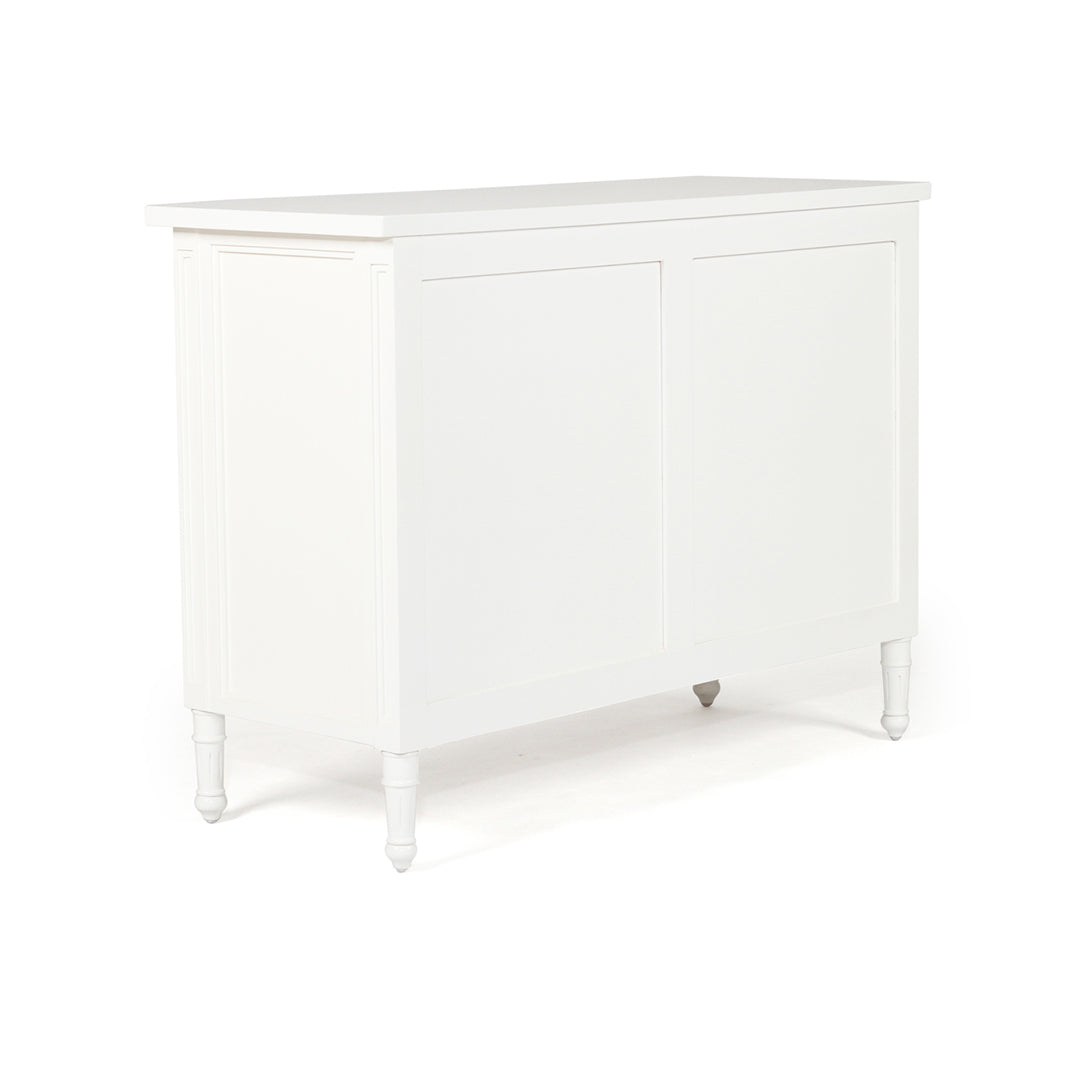 Hamilton Cane Two Door Sideboard - White - SEATONES