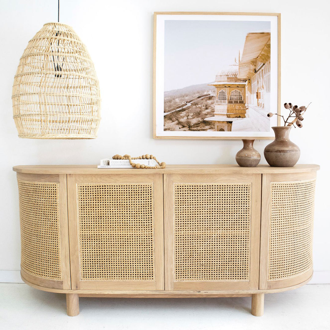 Iluka Sideboard - 4 Door - Round End