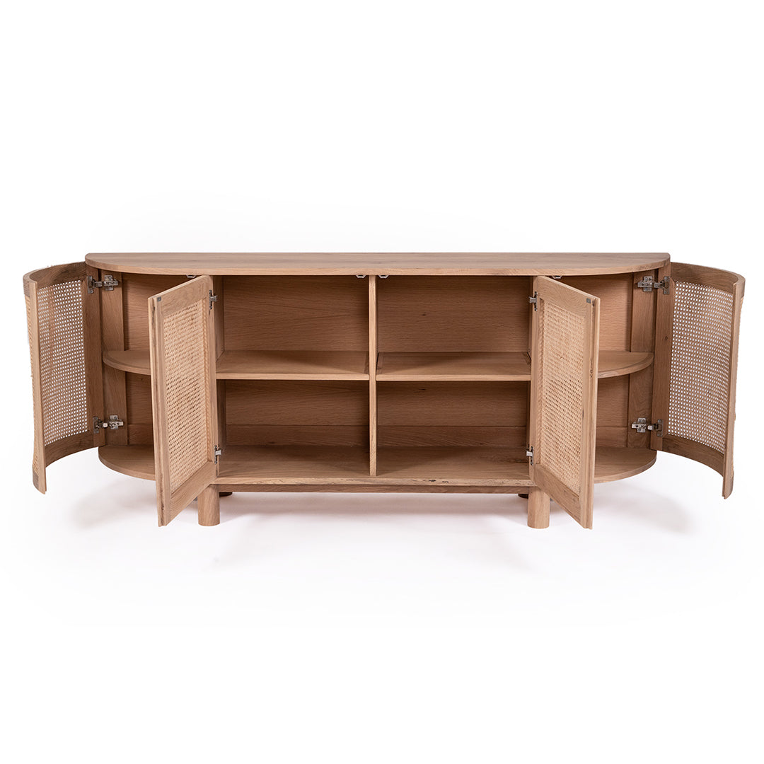 Iluka Sideboard - 4 Door - Round End